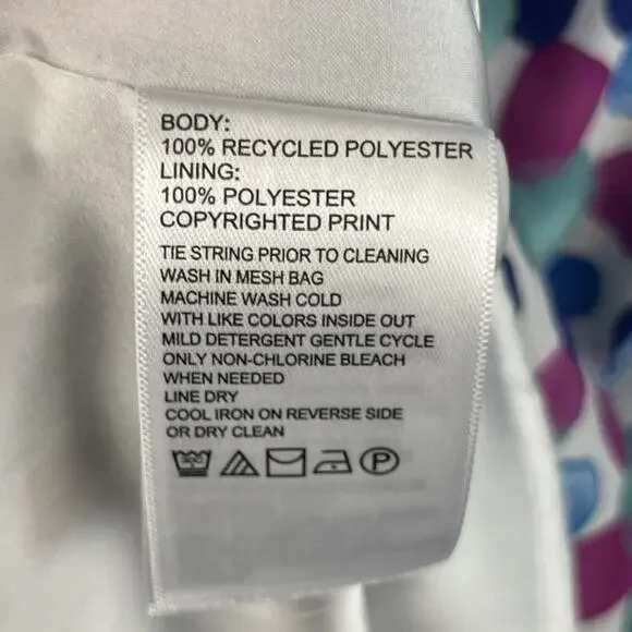 Tommy Bahama Tiered Maxi Dress Womens Medium Splendid Sea Tassel Resort Tropical - Picture 8 of 16